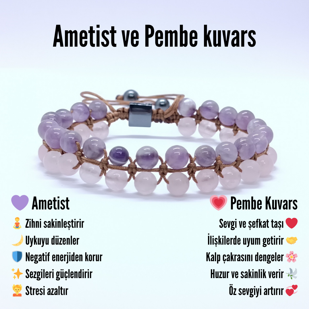 Ametist ve Pembe Kuvars