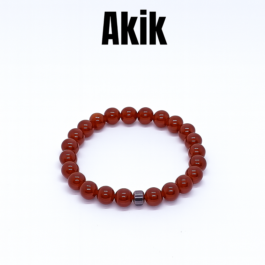 Akik Doğal Taş Bileklik