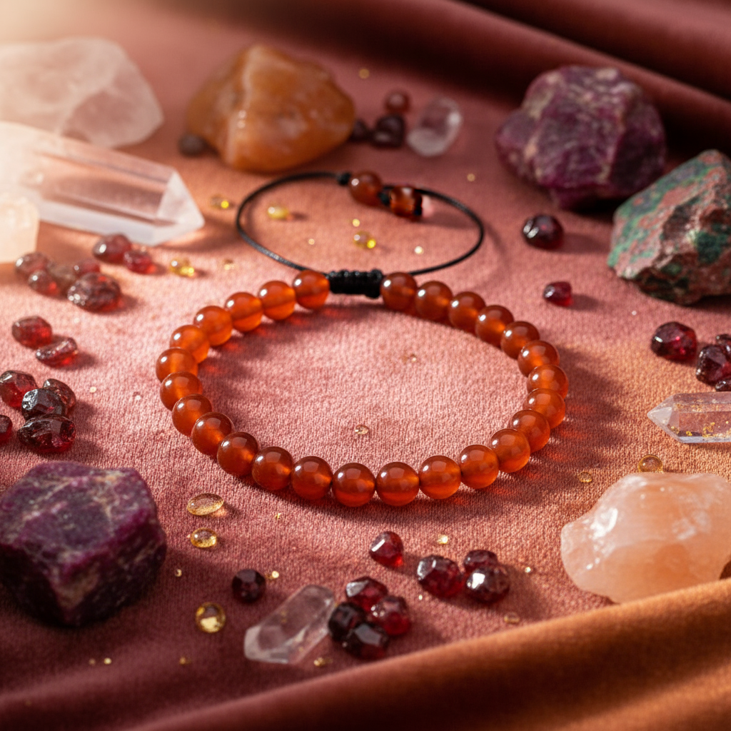 Kırmızı Akik - Kristal