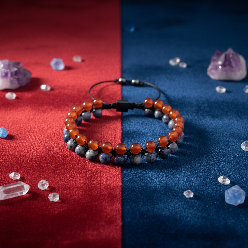 Kırmızı Akik ve Sodalit - Kadife